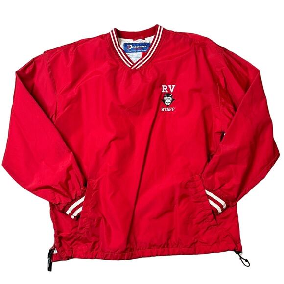 Vintage Boathouse Sports RV Red Devils Pullover Jacket Embroidered Logo Size M - Picture 1 of 5